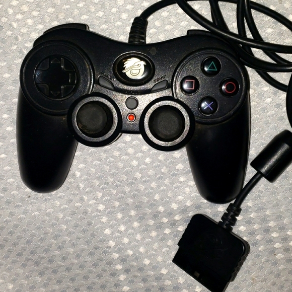 PDP Pelican Corded Precision Controller Black PL-6688 Sony PlayStation2 - Picture 1 of 4